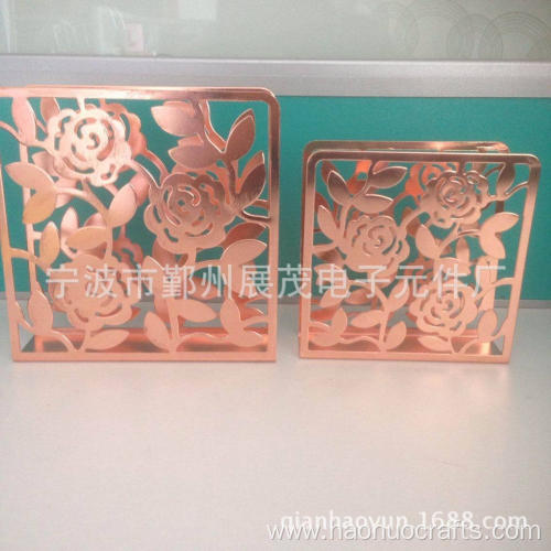 paper towel holder hollow rose paper towel holder